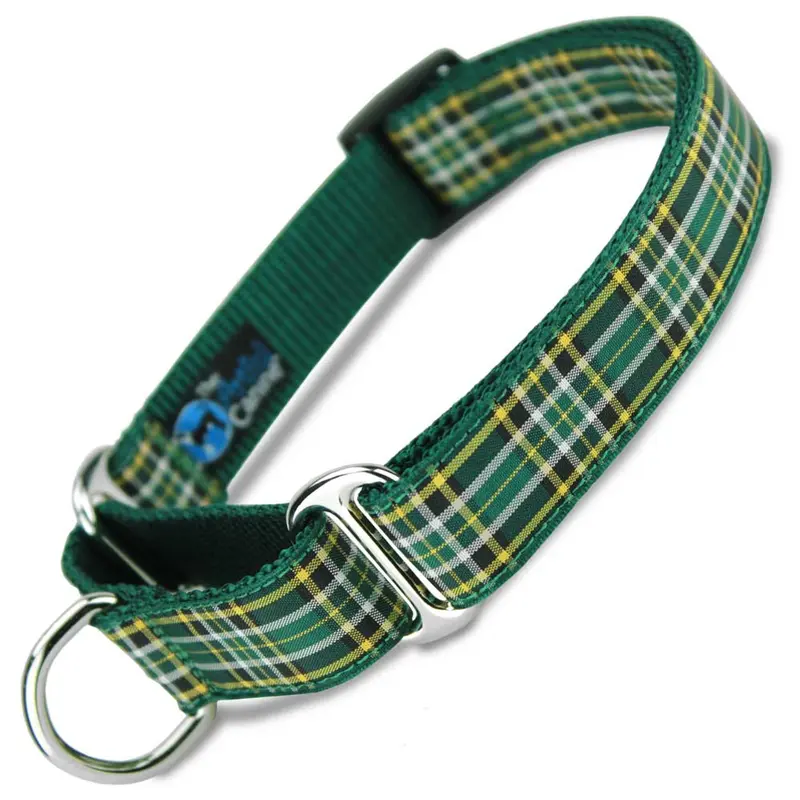 Plaid Martingale Collar, Irish National Tartan