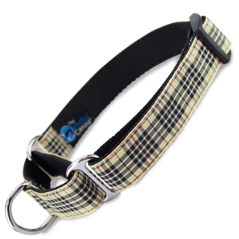 Plaid Martingale Collar, London Furberry