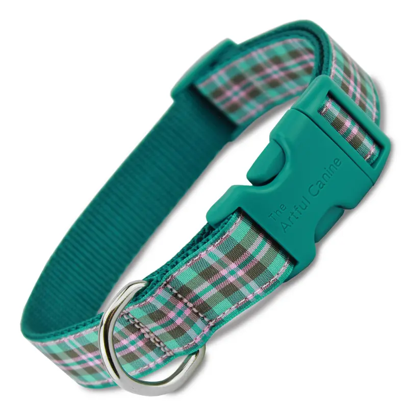 Preppy Puppy Plaid Dog Collar
