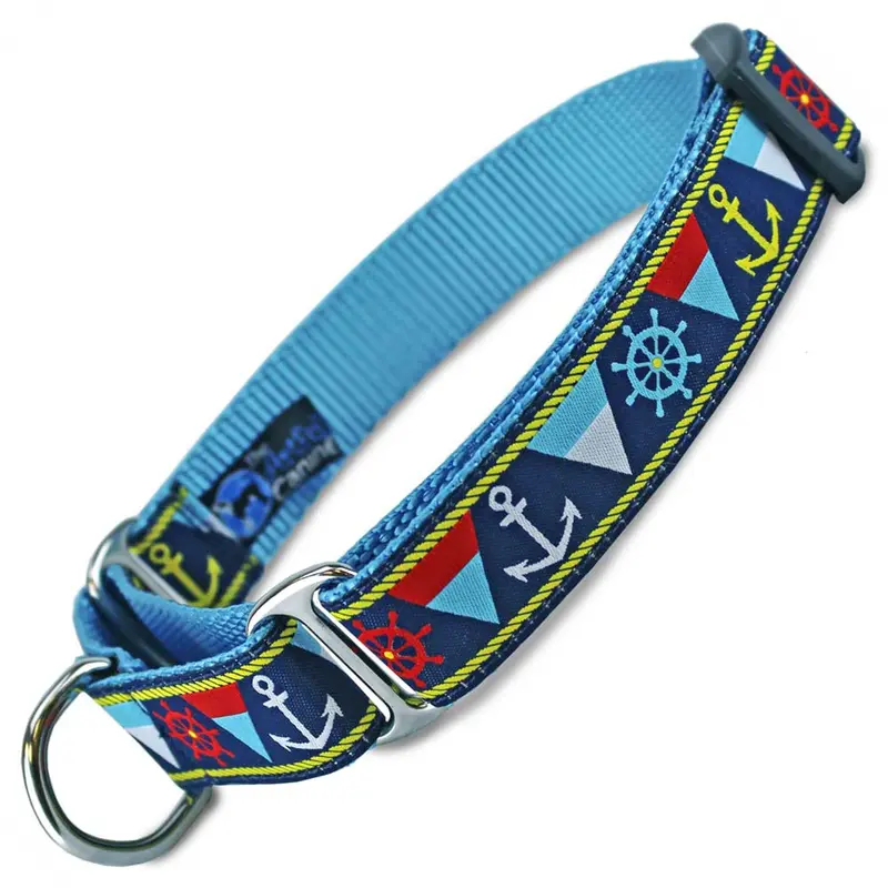 Nautical Martingale Collar, Anchors, Ship wheels