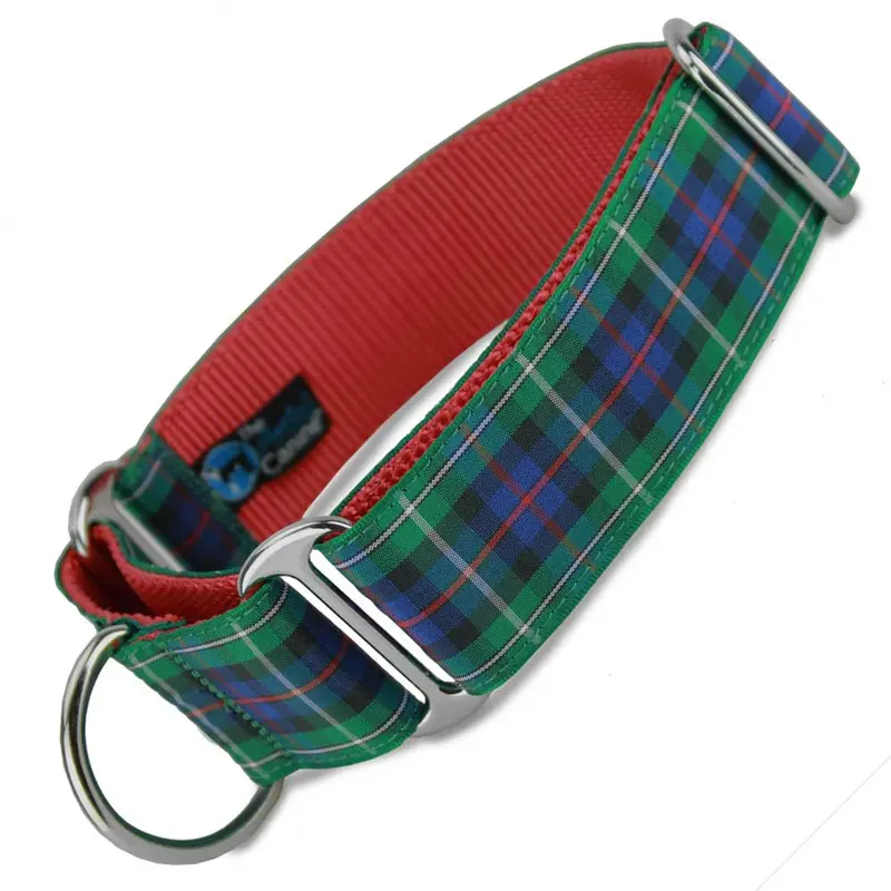 1.5" Wide Martingale Collar, Mackenzie Plaid Tartan