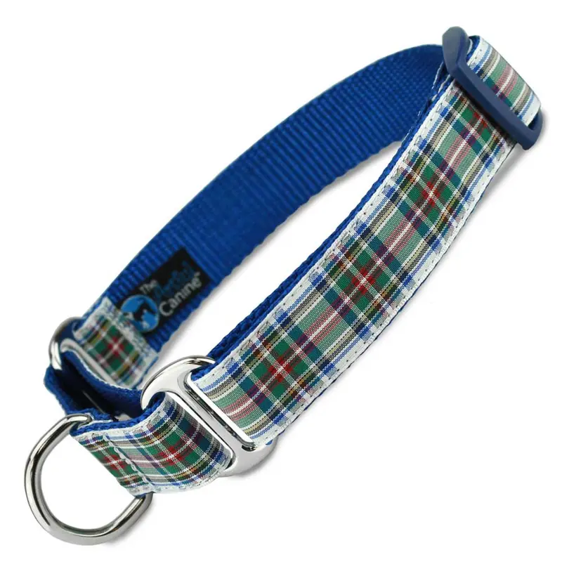 Plaid Martingale Collar, Dress Stewart Tartan