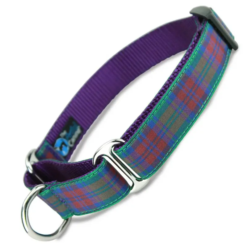 Plaid Martingale Collar, Lindsay Tartan