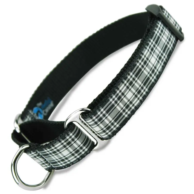 Plaid Martingale Collar, Menzies Tartan