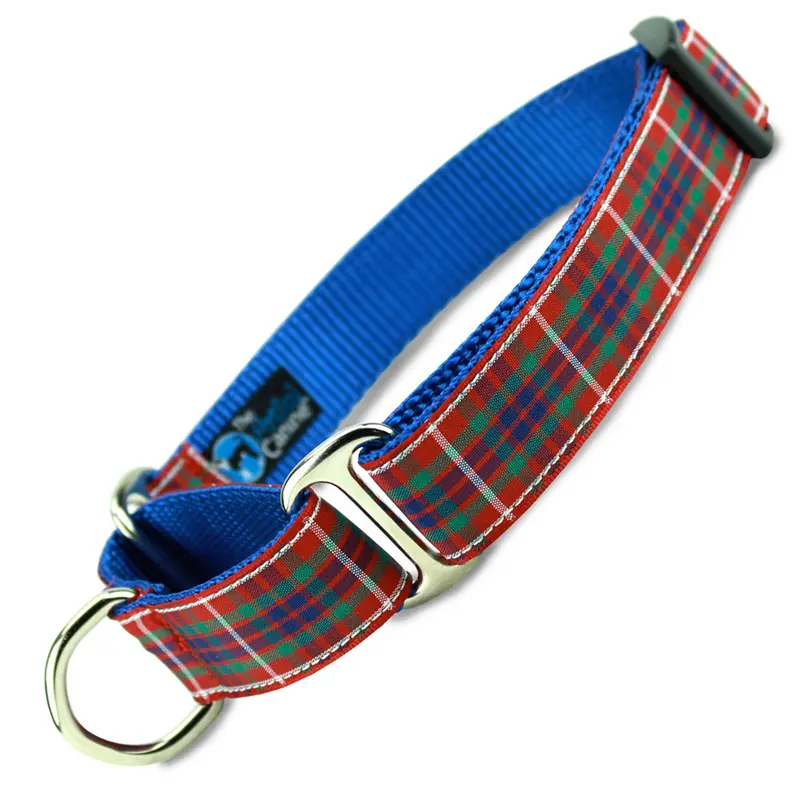 Plaid Martingale Dog Collar, Fraser Tartan