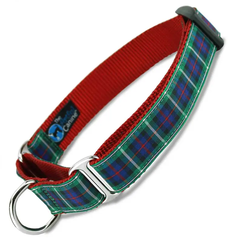 Plaid Martingale Dog Collar, MacKenzie Tartan