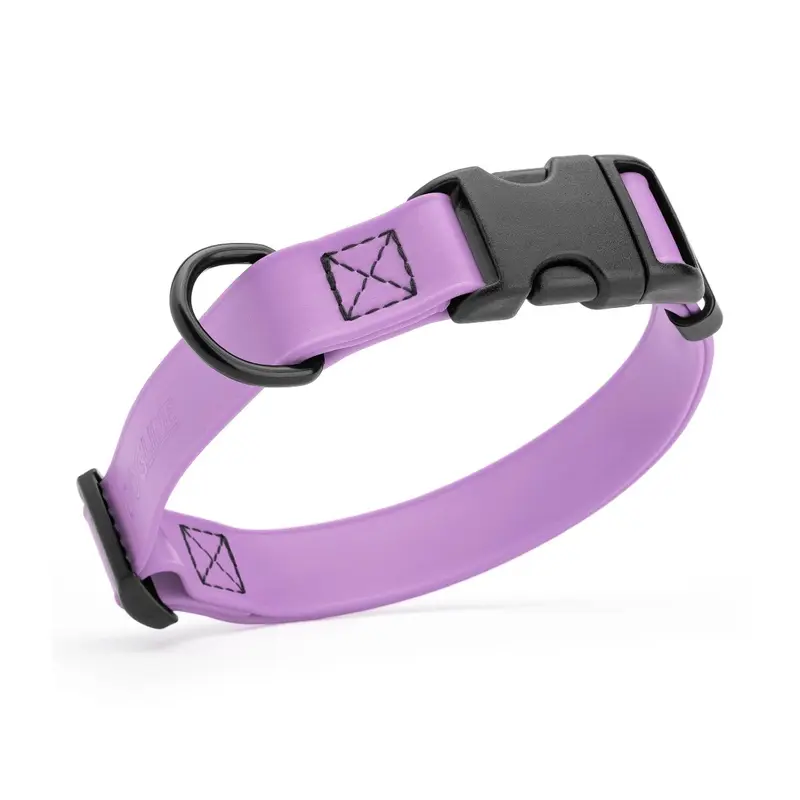 Dogline Biothane Waterproof Adjustable Dog Collar - Amethyst Purple