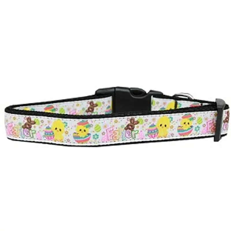 Happy Easter Nylon Dog Collar