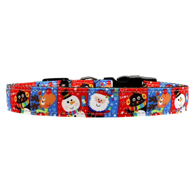 Mirage Christmas Buddies Nylon Dog Collar
