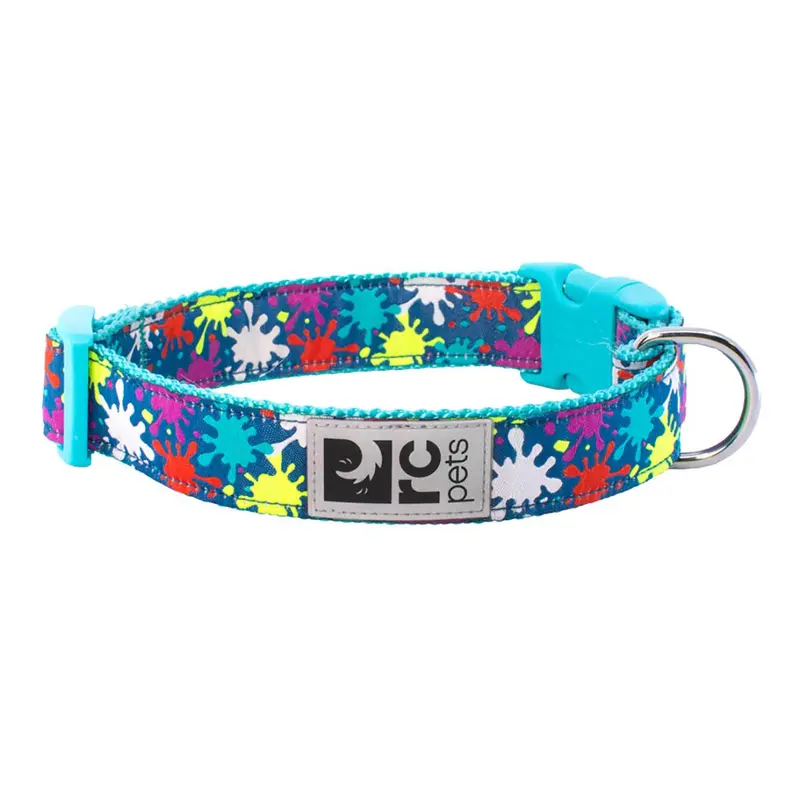 Splatter Adjustable Clip Dog Collar By RC Pets