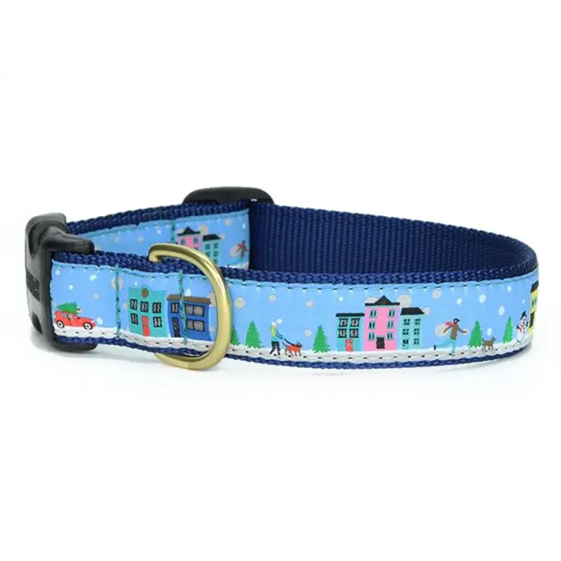 Up Country City Christmas Dog Collar