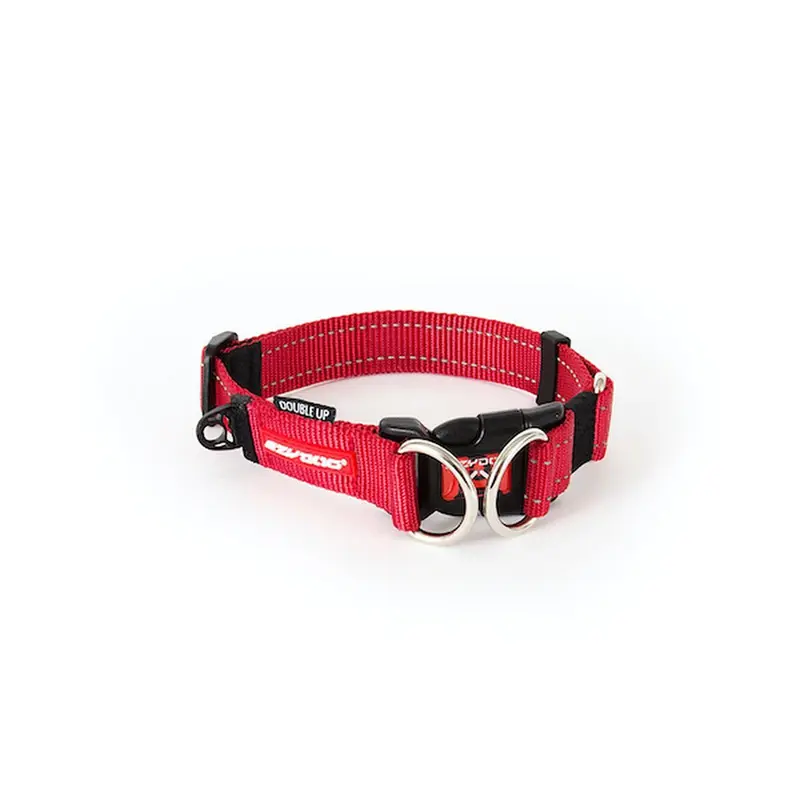 EzyDog Double Up Dog Collar - Red
