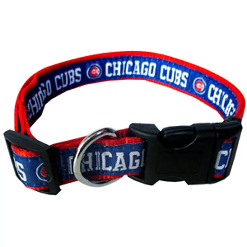 Chicago Cubs Officially Licensed Dog Collar - RIBBON