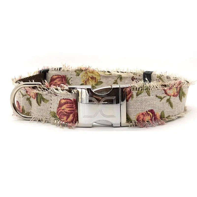 Diva Dog Teagarden Dog Collar with Silver Buckle