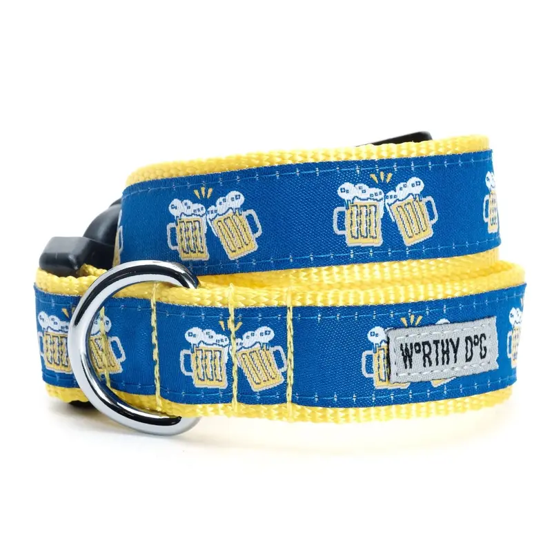 Worthy Dog Cheers Dog Collar