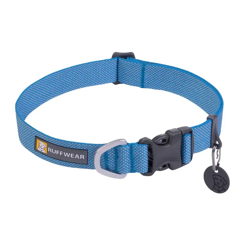 RuffWear Hi & Light Dog Collar - Blue Dusk
