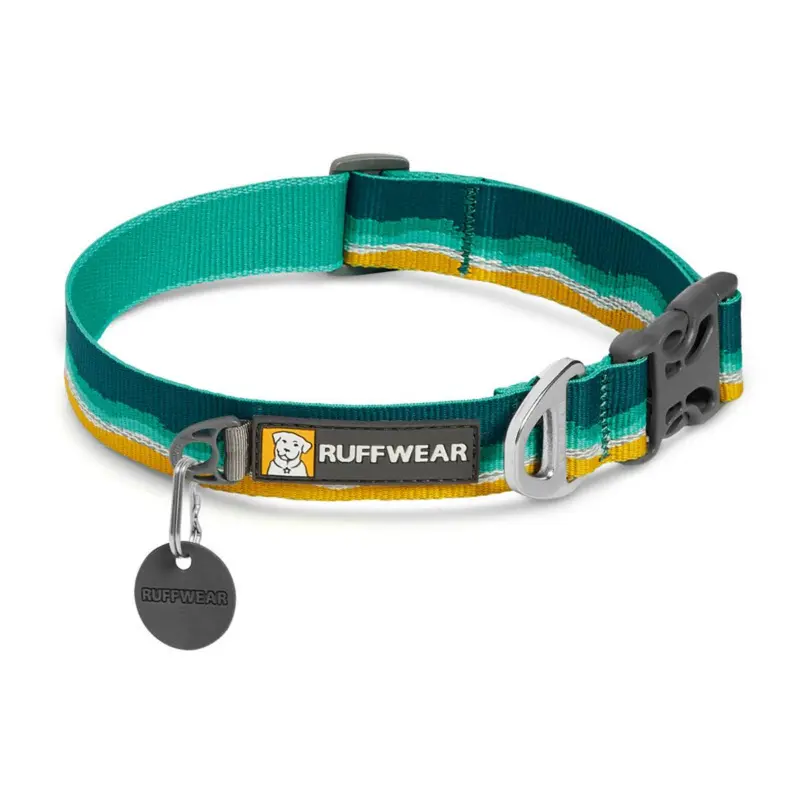 Crag Dog Collar by RuffWear - Seafoam