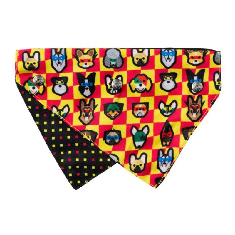 FuzzYard Doggo Force Reversible Dog Collar Bandana with Studs