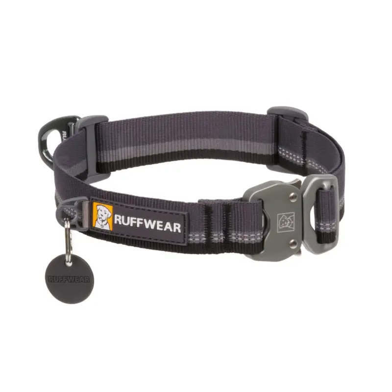 RuffWear Top Rope Dog Collar - Basalt Gray