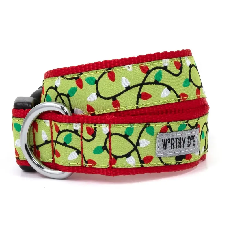 Worthy Dog Holiday Dog Collar - Lit