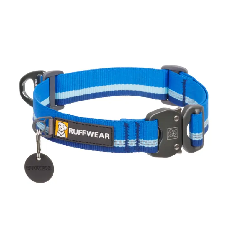 RuffWear Top Rope Dog Collar - Blue Pool