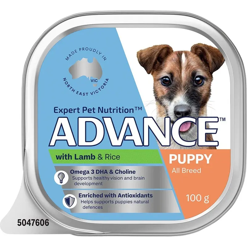 Advance Wet Dog Food Puppy Lamb and Rice 100g