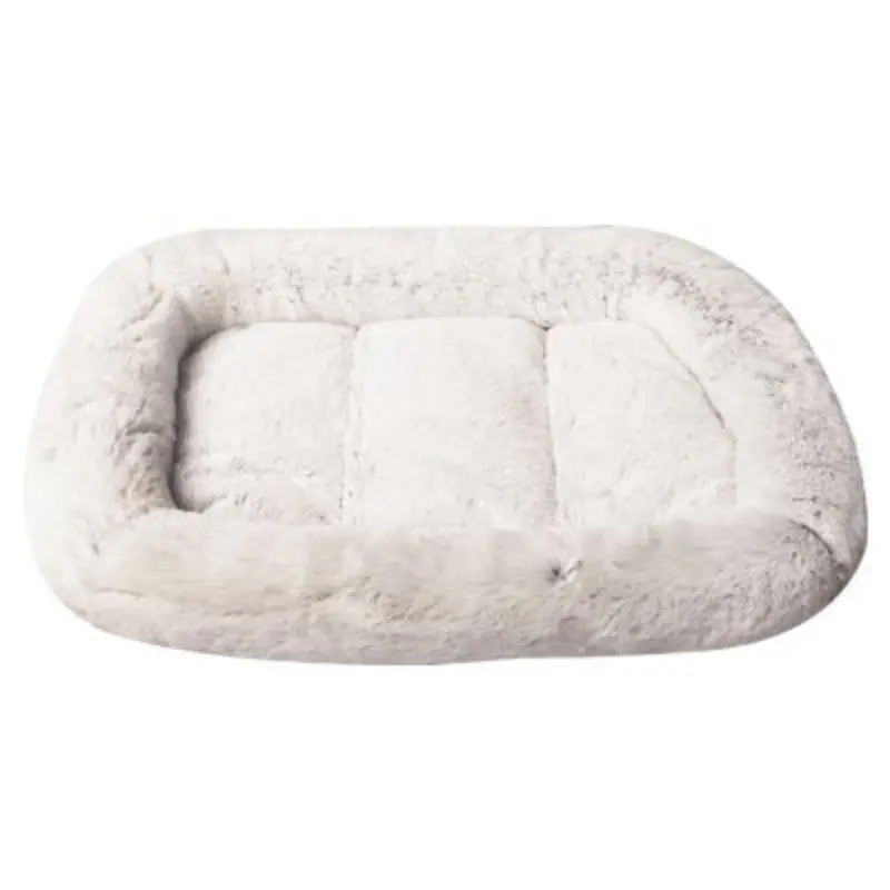 Pet One Bedding Ultra Lounger Ultra Plush Light Grey