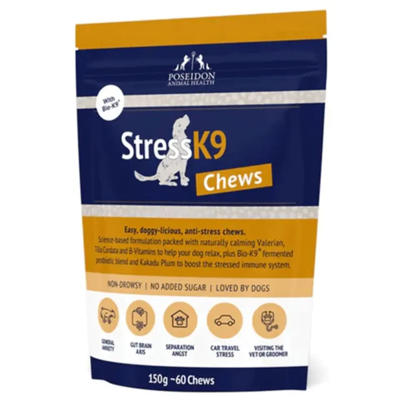 Poseidon Stress K9 Chews for Dogs