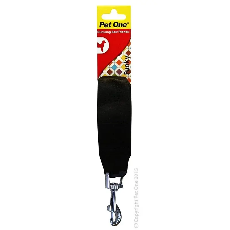 Pet One Seat Belt Attachment 13cm Black