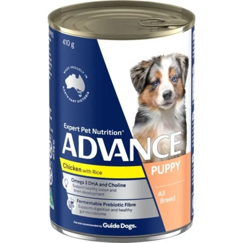 Advance Wet Puppy Food Chicken And Rice 410g