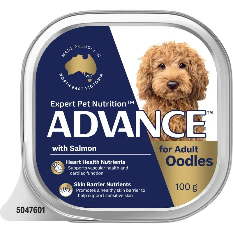Advance Wet Dog Food Oodles Adult Salmon 100g