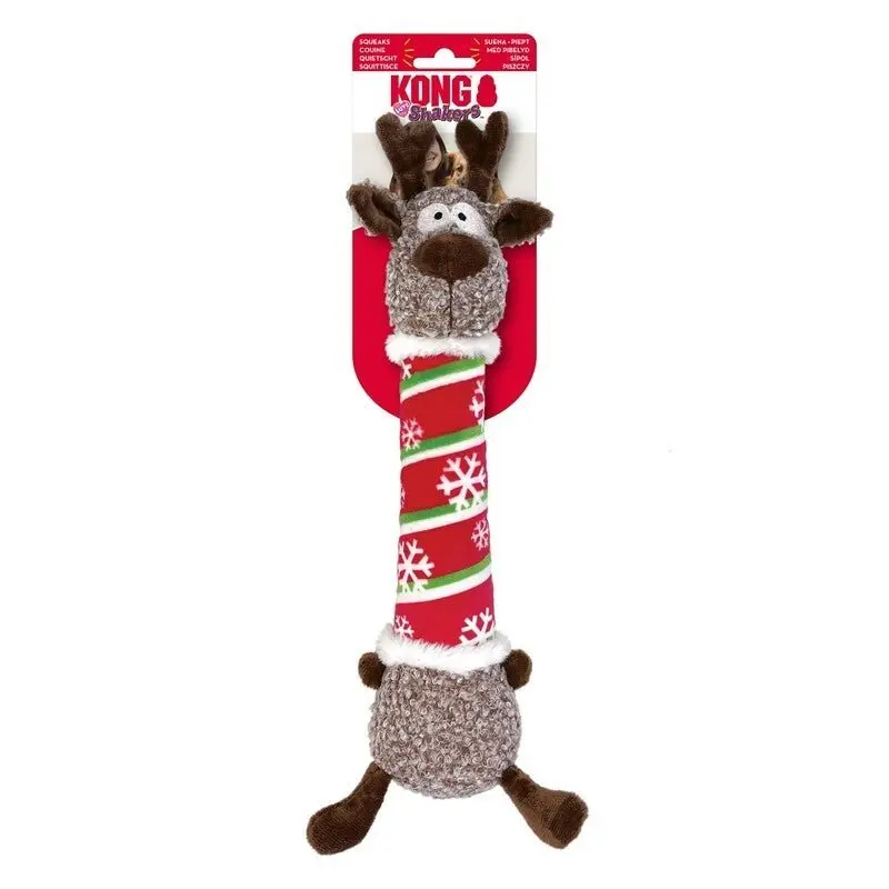 KONG Holiday Shakers Luvs Reindeer Medium
