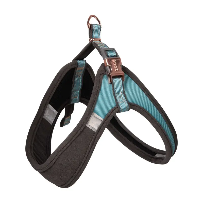 Rogz Urban Adjustable Fast Fit Harness Turquoise Moon