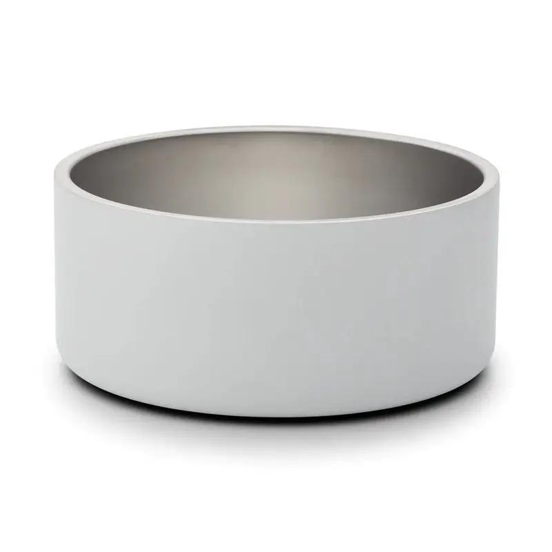 Snooza Double Wall Stainless Steel Dog Bowl Salt