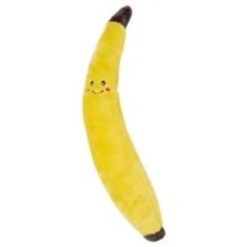 Zippy Paws Plush Squeaky Jigglerz Dog Toy Banana