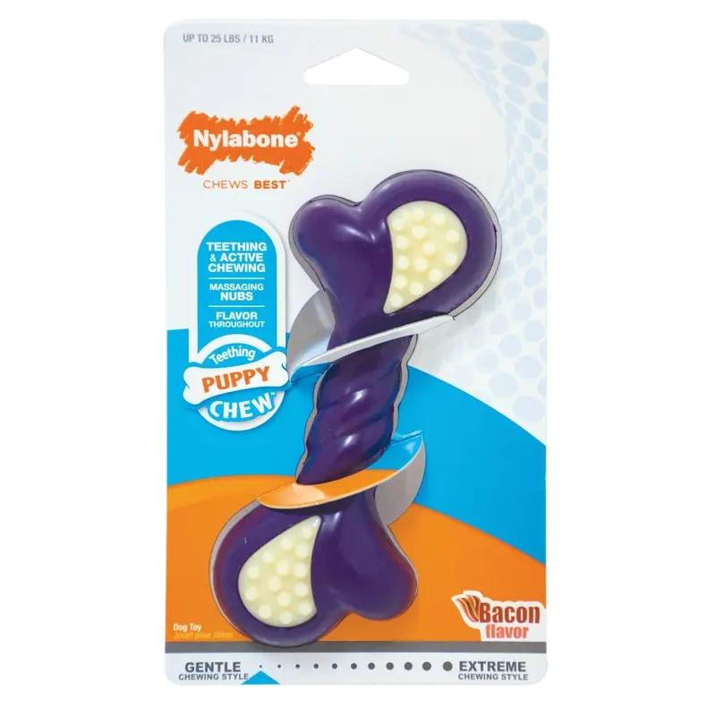 Nylabone Double Action Puppy Bone - Regular