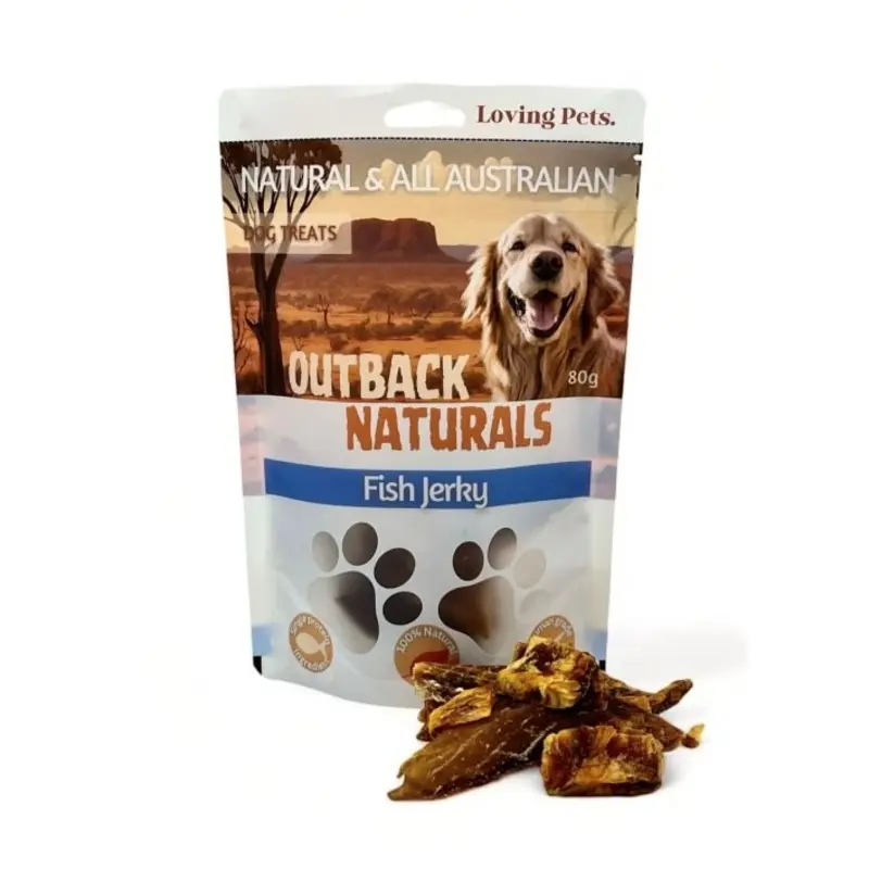 Loving Pets Dog Treats Fish Jerky 100g