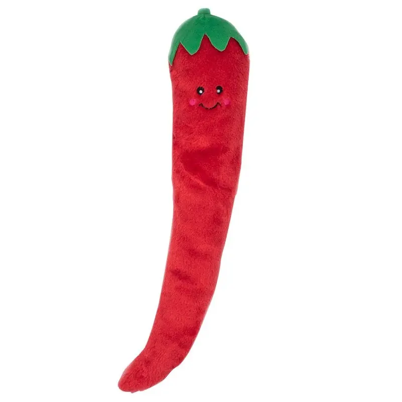 Zippy Paws Plush Squeaky Jigglerz Dog Toy Pepper