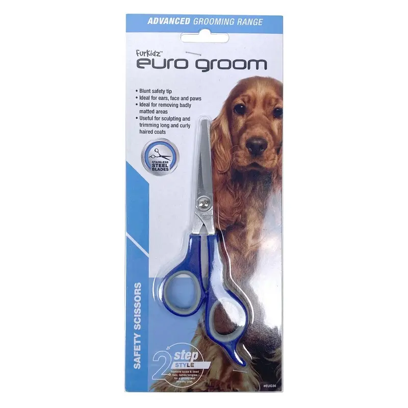 Euro Groom Safety Scissors 15cm