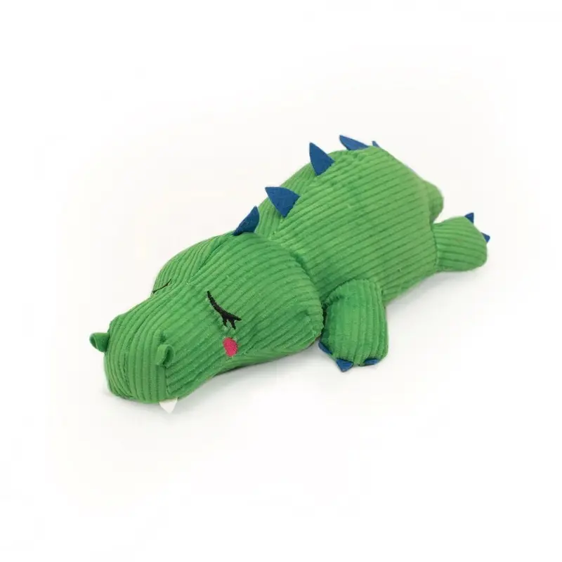 Zippy Paws Snooziez with Silent Shhhqueaker Plush Dog Toy