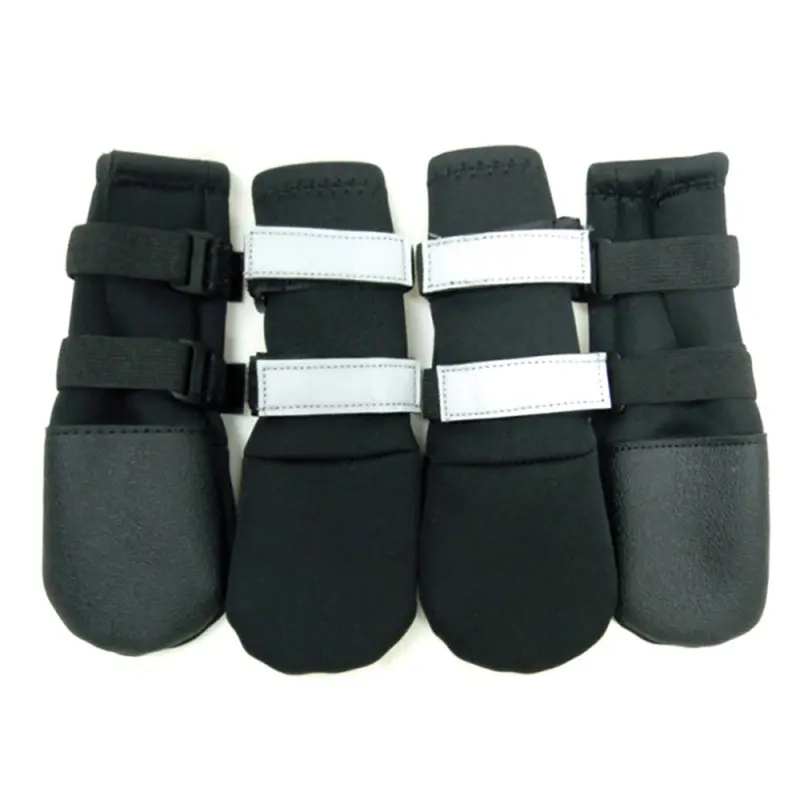 Dog Boots Waterproof Black ZEEZ
