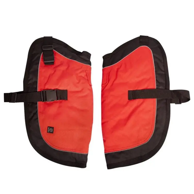 Pet One Dog Coat Night Walker Quick Clip Black Red