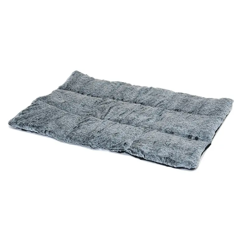 Superior Pet Bed Roll Up Travel Mat Arctic Faux Fur