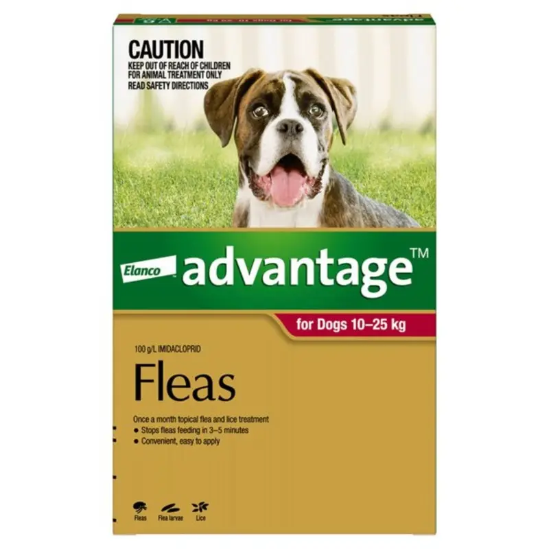 Advantage Dog 10-25kg Red