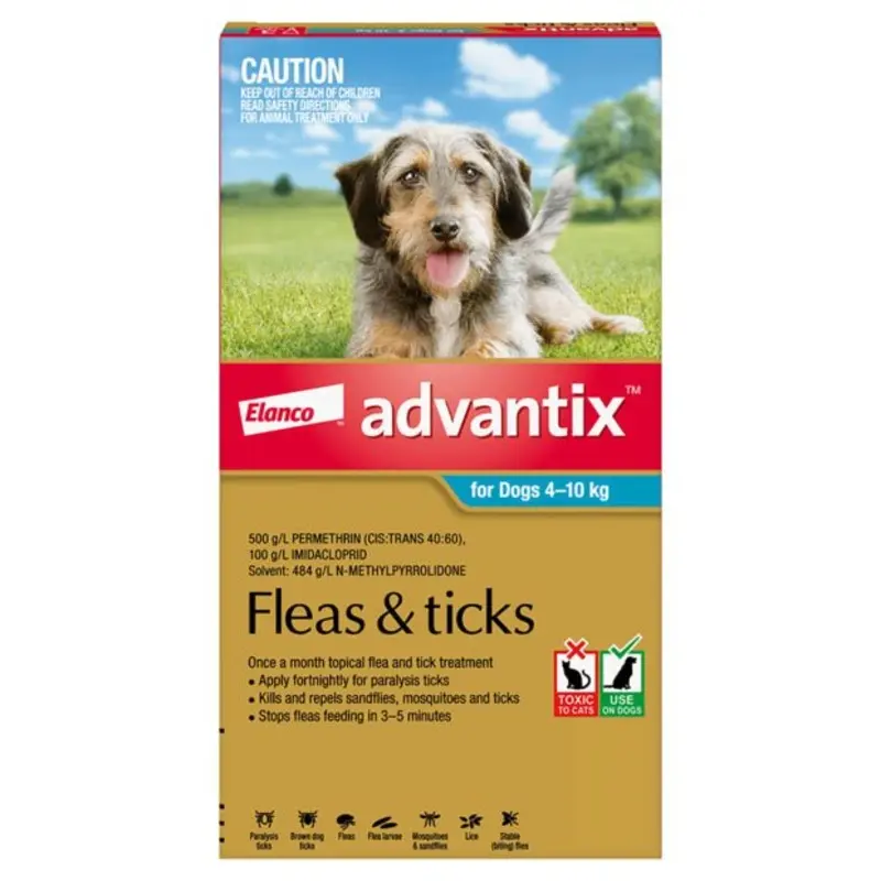 Advantix Dog Medium Blue 4-10kg
