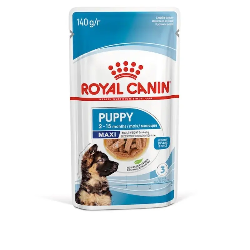 Royal Canin Wet Dog Food Maxi Puppy 140g