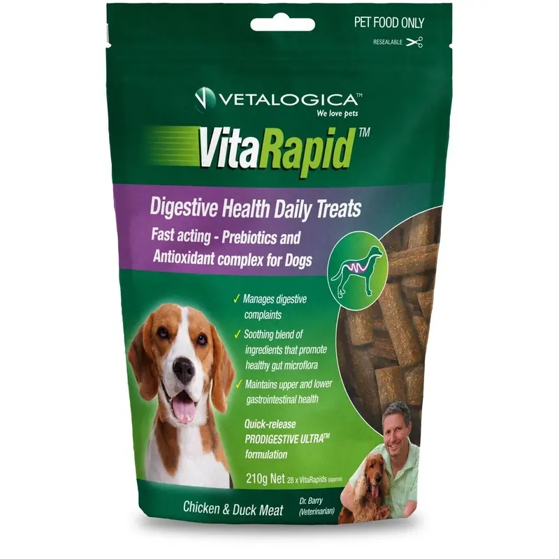 Vetalogica VitaRapid Digestive Treats for Dogs 210g