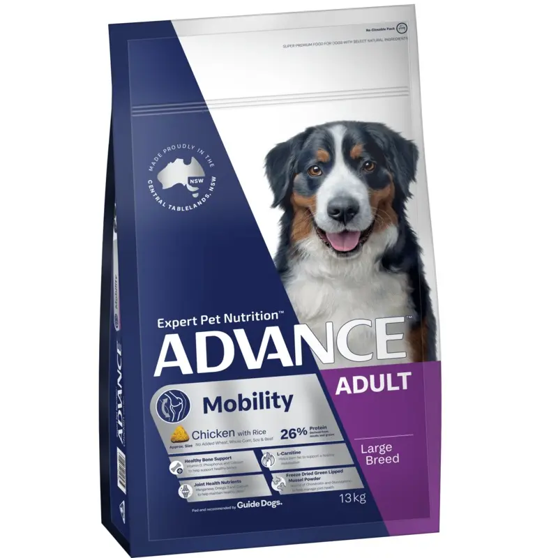 Advance Dry Dog Food Mobility Large Breed Chicken 13kg