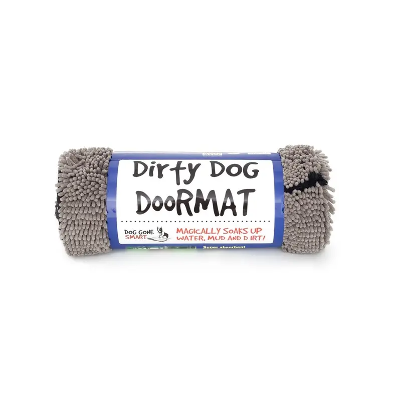 Dirty Dog Doormat Grey