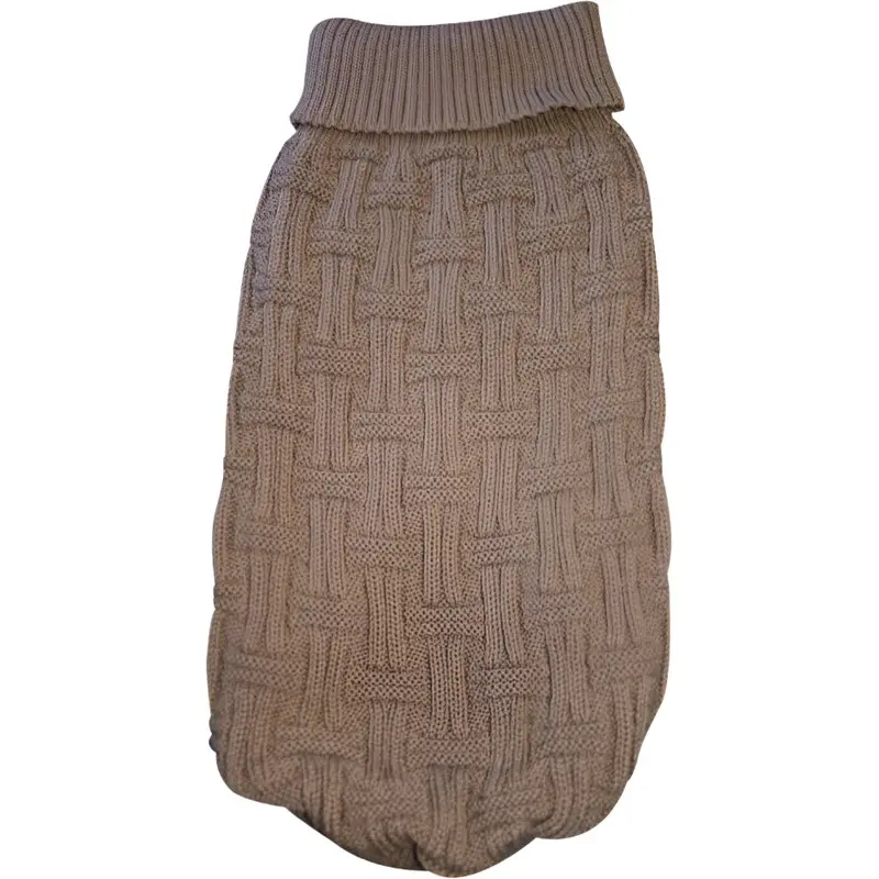 Pet One Dog Coat Komfy Knit Jumper Icelandic Latte